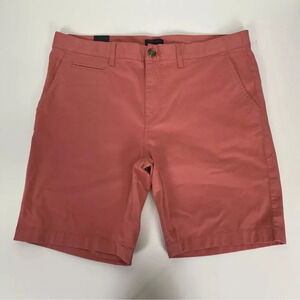 NEW 14th & Union Shorts Mens Size 38W Coral Slim Fit Cotton Blend NWT